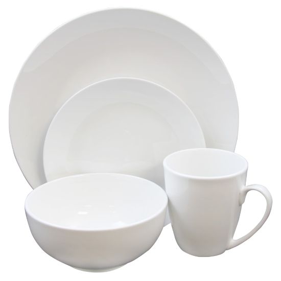 Picture of Gibson Home Ogalla 16-Piece Dinnerware Set, White