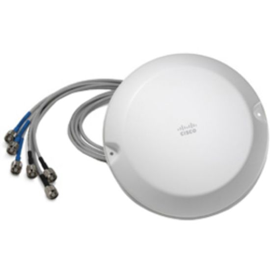 Picture of Cisco Aironet Dual Band MIMO Low Profile Ceiling Mount Antenna - 2.4 GHz to 2.5 GHz, 5.150 GHz to 5.850 GHz - 3.5 dBiOmni-directionalOmni-directional