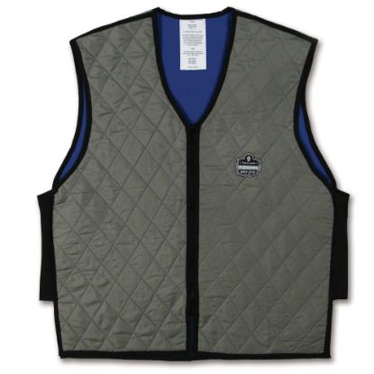 Picture of Ergodyne Chill-Its Evaporative Cooling Vest, Medium, Gray, 6665