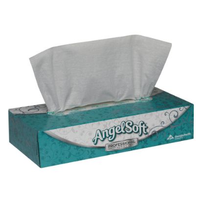 Picture of Angel Soft Professional Series 2-Ply Facial Tissue, Box Of 100 Sheets