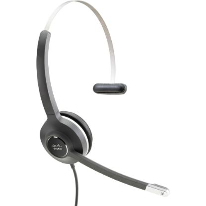 Picture of Cisco Headset 500 Series - Mono - USB Type C - Wired - 90 Ohm - 50 Hz - 18 kHz - Over-the-head - Monaural - Supra-aural - Uni-directional, Electret, Condenser Microphone