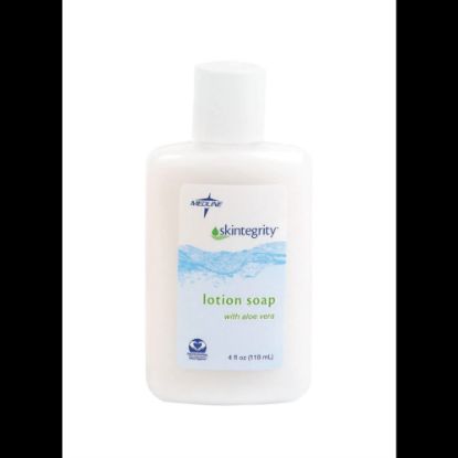 Picture of Medline Skintegrity Enriched Lotion Hand Soap, Mint Scent, 4 Oz, Case Of 24 Bottles