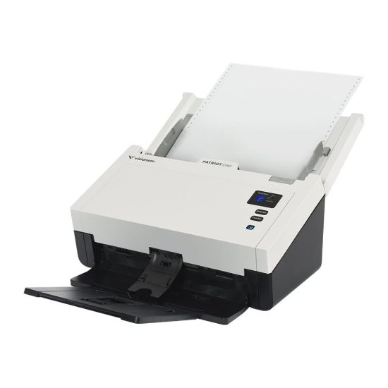 Picture of Visioneer Patriot D40 - Document scanner - CCD - Duplex -  - 600 dpi - up to 70 ppm (mono) / up to 70 ppm (color) - ADF (80 sheets) - up to 10000 scans per day - USB 2.0 - TAA Compliant