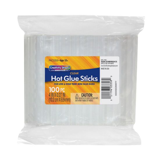 Picture of Chenille Kraft Glue Sticks, Clear, Pack Of 100