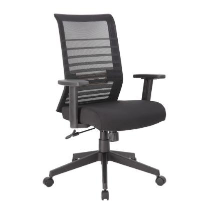 Picture of Boss Office Products Mesh Task Chair With T-Arms, Black