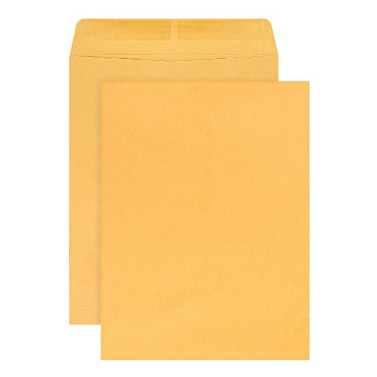 Picture of Office Depot Brand  9in x 12in Manila Catalog Envelopes, Gummed Seal, Brown Kraft, Box Of 100