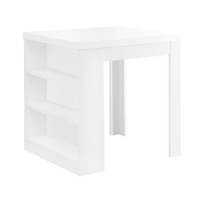 Picture of Monarch Specialties Anabel Dining Table, 30inH x 35-1/2inW x 31-1/2inD, White