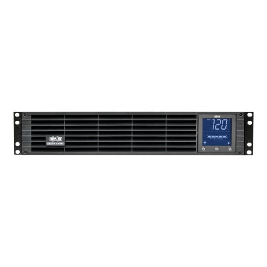 Picture of Tripp Lite UPS Smart 1500VA 1000W LCD Pure Sine Wave AVR USB 2URM - UPS (rack-mountable / external) - 15 A - AC 120 V - 1000 Watt - 15000 VA - RS-232, USB - output connectors: 8 - 2U