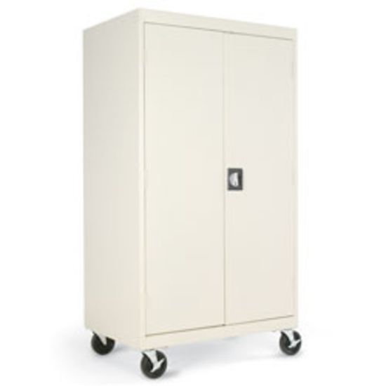 Picture of Alera Mobile Computer Cabinet, 66inH x 36inW x 24inD, Putty