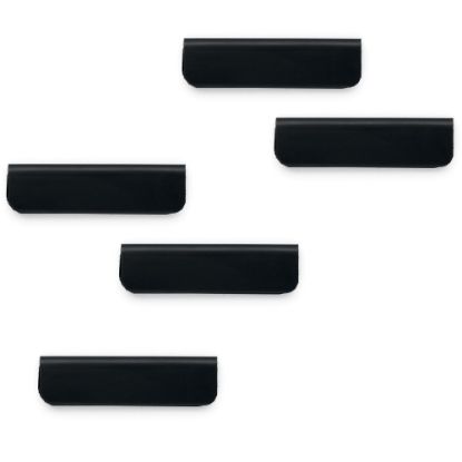 Picture of DURABLE DURAFIX Clip - 2.4in Width - for Notes, Door, Reminder, Glass, Refrigerator, Cabinet, Appointment, Reminder - Residue-free, Easy to Use - 5Pack - Black