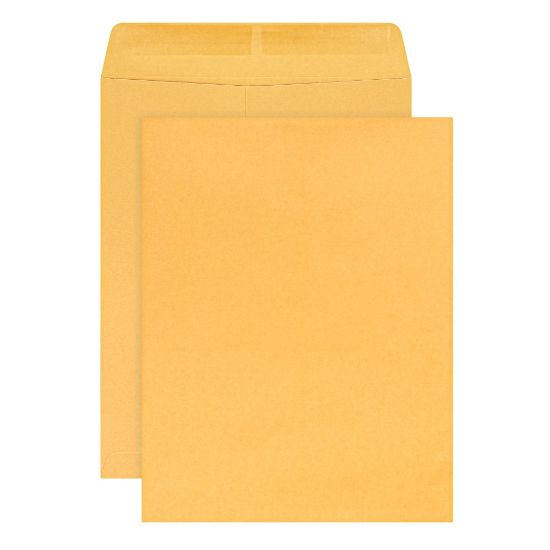 Picture of Office Depot Brand 10in x 13in Manila Catalog Envelopes, Gummed Seal, Brown Kraft, Box Of 100