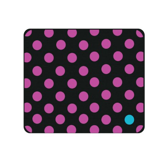 Picture of OTM Essentials Mouse Pad, Dotty Gone, 10in x 9.13in, Black, PV1BM-DOT-02