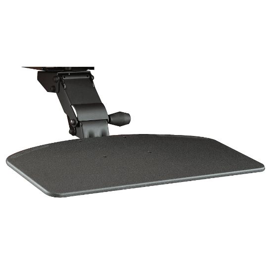 Picture of Bush Business Furniture Articulating Keyboard Tray, Galaxy Black, Standard Delivery