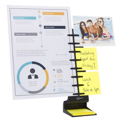 Picture of Note Tower Desktop Pro Document Holder, Black