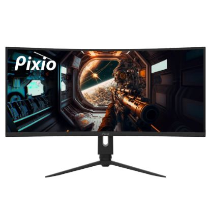 Picture of Pixio PXC348C 34in Ultra Wide QHD VA LED Curved Gaming Monitor, FreeSync