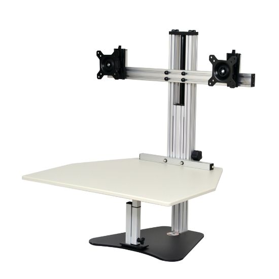 Picture of Ergo Desktop Wallaby Elite 28inW Adjustable Height Desk Converter, Putty, Partially Assembled