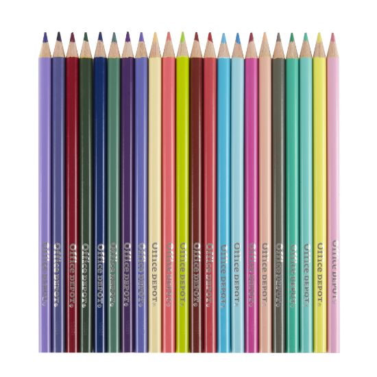 Picture of Office Depot Brand Color Pencils, 2.9 mm, Assorted Colors, Pack Of 220 Pencils