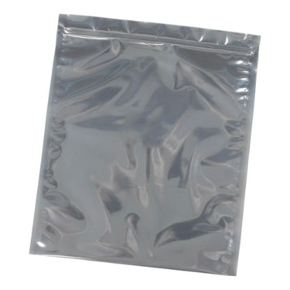 Picture of Partners Brand Unprinted Reclosable Static Shielding Bags, 6in x 8in, Transparent, Case Of 100 Bags