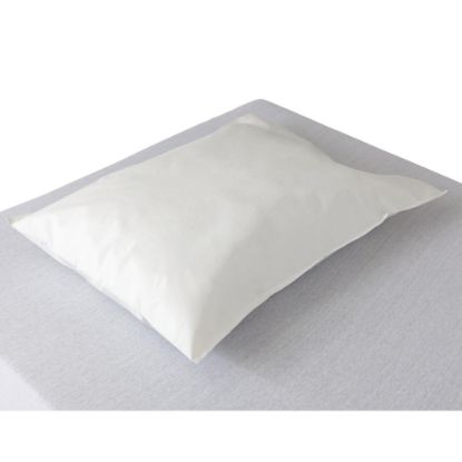 Picture of Medline Disposable Tissue/Poly Pillowcases, 21inH x 30inW, White, Pack Of 100