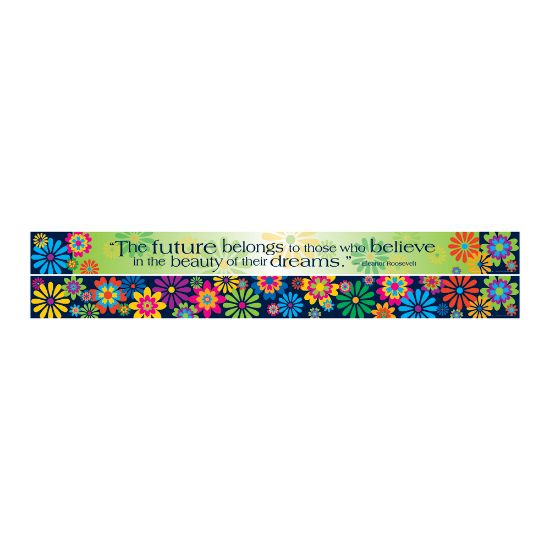 Picture of Barker Creek Double-Sided Straight-Edge Border Strips, 3in x 35in, Italy Fiori, Pack Of 12