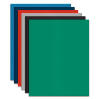 Picture of Office Depot Brand 2-Pocket Paper Folders with Prongs, Assorted Colors, Pack Of 24