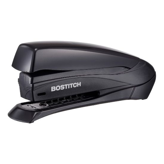 Picture of Bostitch Inspire Spring-Powered Desktop Stapler, 20 Sheets Capacity, Black