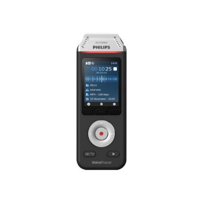 Picture of Philips Digital Voice Tracer DVT2110 - Voice recorder - 8 GB - black, chrome