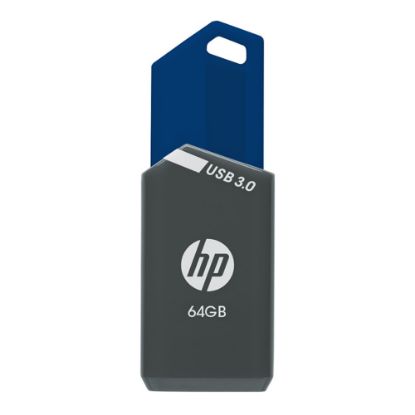 Picture of HP x900w USB 3.0 Flash Drive, 64GB, Gray/Blue