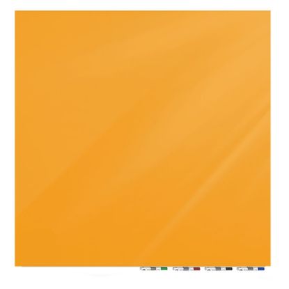 Picture of Ghent Aria Low Profile Glassboard, Magnetic, 48inH x 48inW, Square, Marigold