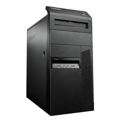 Picture of Lenovo ThinkCentre M93 Tower Refurbished Desktop PC, Intel Core i3, 8GB Memory, 500GB Hard Drive, Windows 10, RF610492