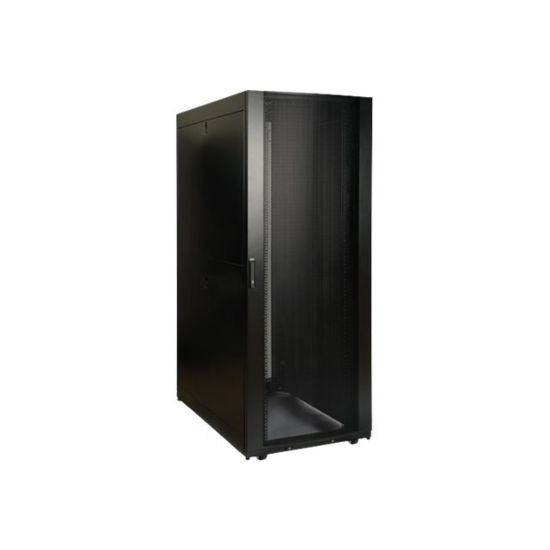 Picture of Tripp Lite 45U Rack Enclosure Server Cabinet 48in Depth 30in Wide Drs & Sides - Rack cabinet - black - 45U