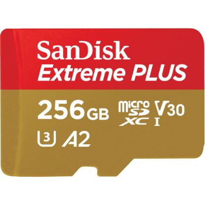 Picture of SanDisk Extreme PLUS microSDXC UHS-I card, 256GB