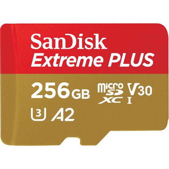 Picture of SanDisk Extreme PLUS microSDXC UHS-I card, 256GB