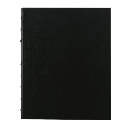 Picture of Blueline MiracleBind 50% Recycled Notebook, 9 1/4in x 7 1/4in, 75 Sheets, Black