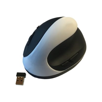 Picture of Ergoguys Comfi II - Mouse - ergonomic - optical - 5 buttons - wireless - white