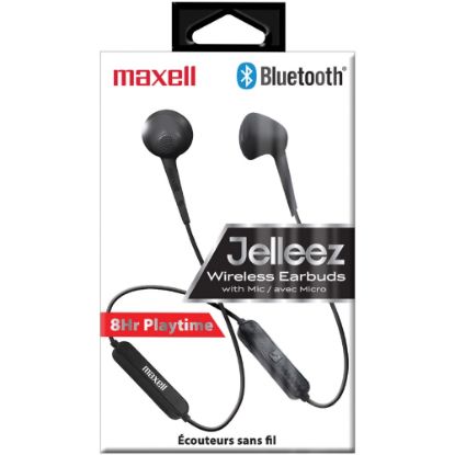 Picture of Maxell Jelleez Earset - Wireless - Bluetooth - Earbud - Black