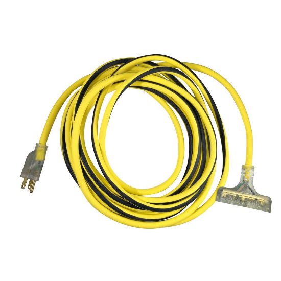 Picture of Hoffman Grounded Outdoor Extension Cord, 25ft, Yellow, USW76025