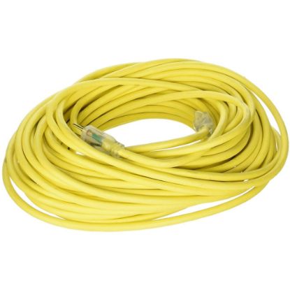 Picture of Hoffman Grounded Outdoor Extension Cord, 100ft, Yellow, USW74100