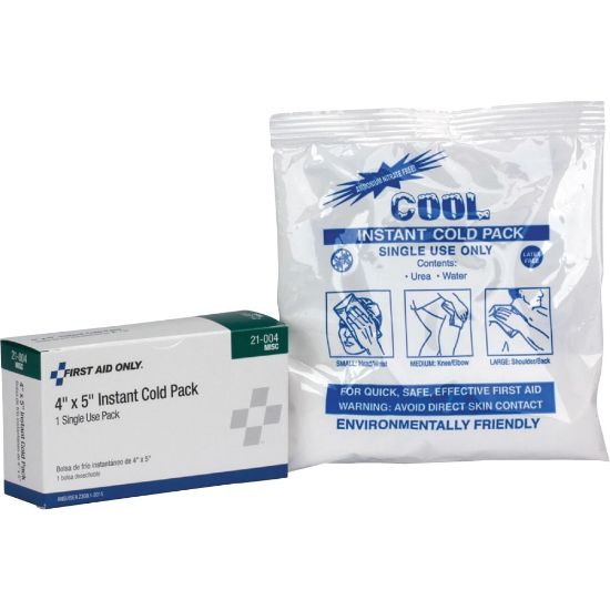 Picture of First Aid Only Single Use Instant Cold Pack - 4in x 5in - 30 / Carton