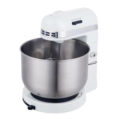 Picture of Brentwood 5-Speed Stand Mixer With 3.5 Qt Stainless Steel Mixing Bowl, 8-1/4inH x 11inW x 12inD, White