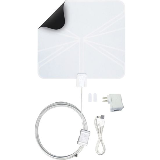 Picture of Winegard FlatWave Amped Indoor Amplified HDTV Antenna - Upto 50 Mile - Television - USBWall Mount - Omni-directional