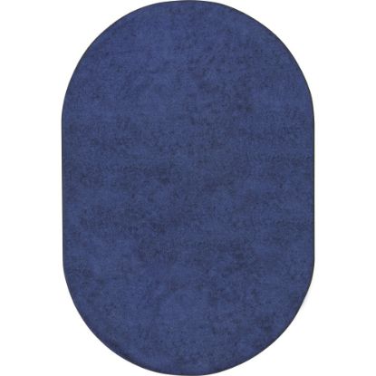 Picture of Joy Carpets Kids Essentials Oval Area Rug, Endurance, 6ft x 9ft, Midnight Sky