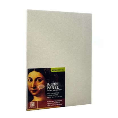 Picture of Ampersand Artist Panel Canvas Texture Flat Profile, 9in x 12in, 3/8in, Pack Of 2