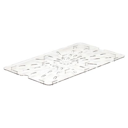 Picture of Cambro Camwear GN 1/1 Drain Shelves, 9/16inH x 18-5/16inW x 10-5/16inD, Clear, Pack Of 6 Shelves