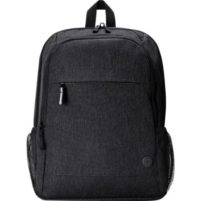 Picture of HP Prelude Pro Carrying Case (Backpack) for 15.6in Notebook, Accessories, Document - Charcoal - Water Resistant, Bump Resistant, Scrape Resistant - Fabric Body - Polyester Interior Material - Shoulder Strap, Trolley Strap