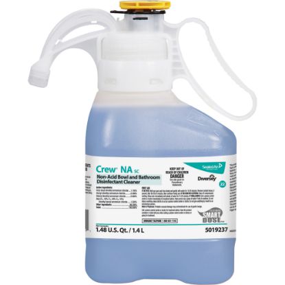 Picture of Diversey Non-acid Bowl/Bathroom Cleaner - Concentrate - 47.3 fl oz (1.5 quart) - Floral Scent - 2 / Carton - Disinfectant, Deodorize, Antibacterial - Blue