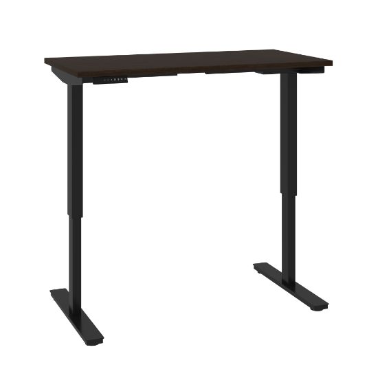 Picture of Bestar Universel Electric 48W Standing Desk, Dark Chocolate