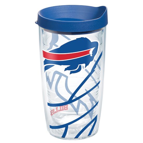 Picture of Tervis NFL Tumbler With Lid, 16 Oz, Buffalo Bills, Clear