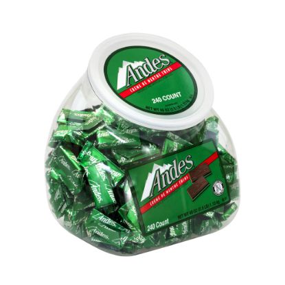 Picture of Andes Creme De Menthe Thins, 2.5 Lb, Tub Of 240 Pieces