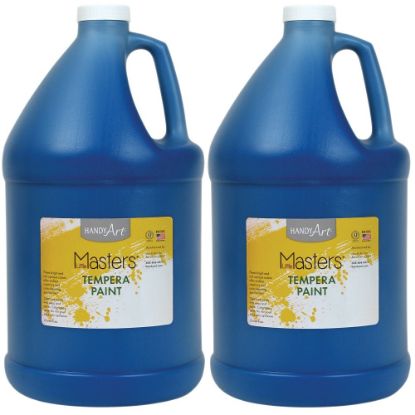 Picture of Little Masters Tempera Paint, 128 Oz, Blue, Pack Of 2